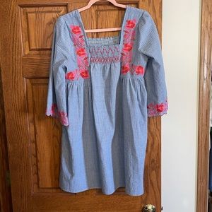 Vici collection embroidered dress